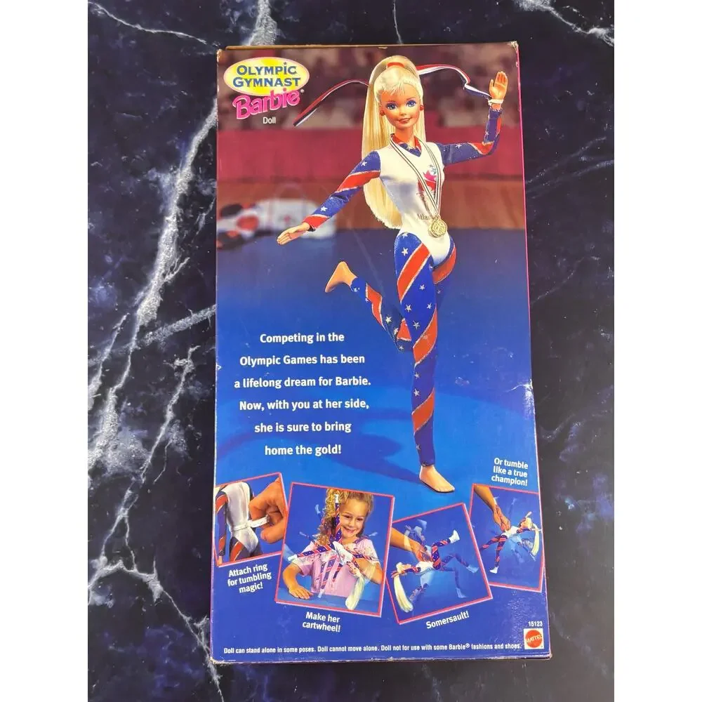 Barbie 1996 Olympic Gymnast Doll Atlanta Games 1995 Mattel 15123 Collectable 90
